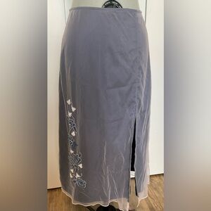 delias front slit skirt size xs